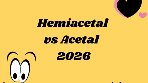 Hemiacetal vs Acetal