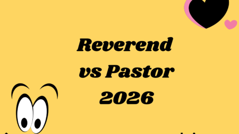 Reverend vs Pastor