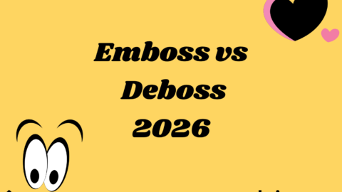Emboss vs Deboss